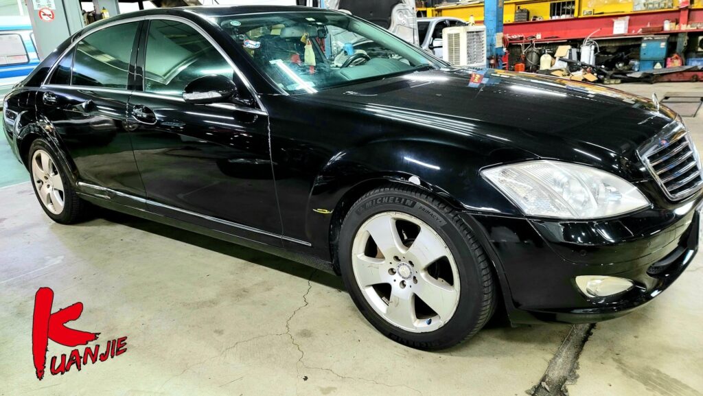 BENZ W221 S350 氣壓避震器