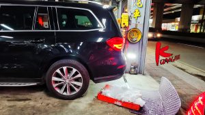 BENZ GL350 W166 DPF積碳清理 DPF阻塞亮燈 排氣管冒黑煙