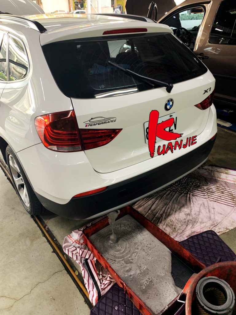 BMW X1 E84 微粒微濾網故障 DPF阻塞積碳清洗