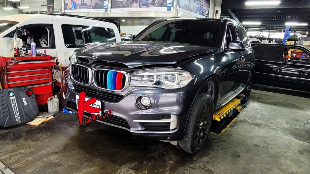 BMW X5 F15沒冷氣 出風口出熱風 熱水閥更換