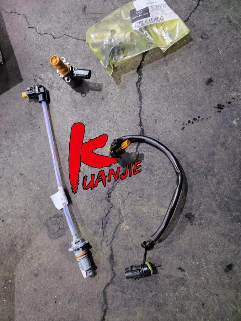 BENZ CLA200 M270 引擎故障燈亮 加速無力 機油感應線束短路更換