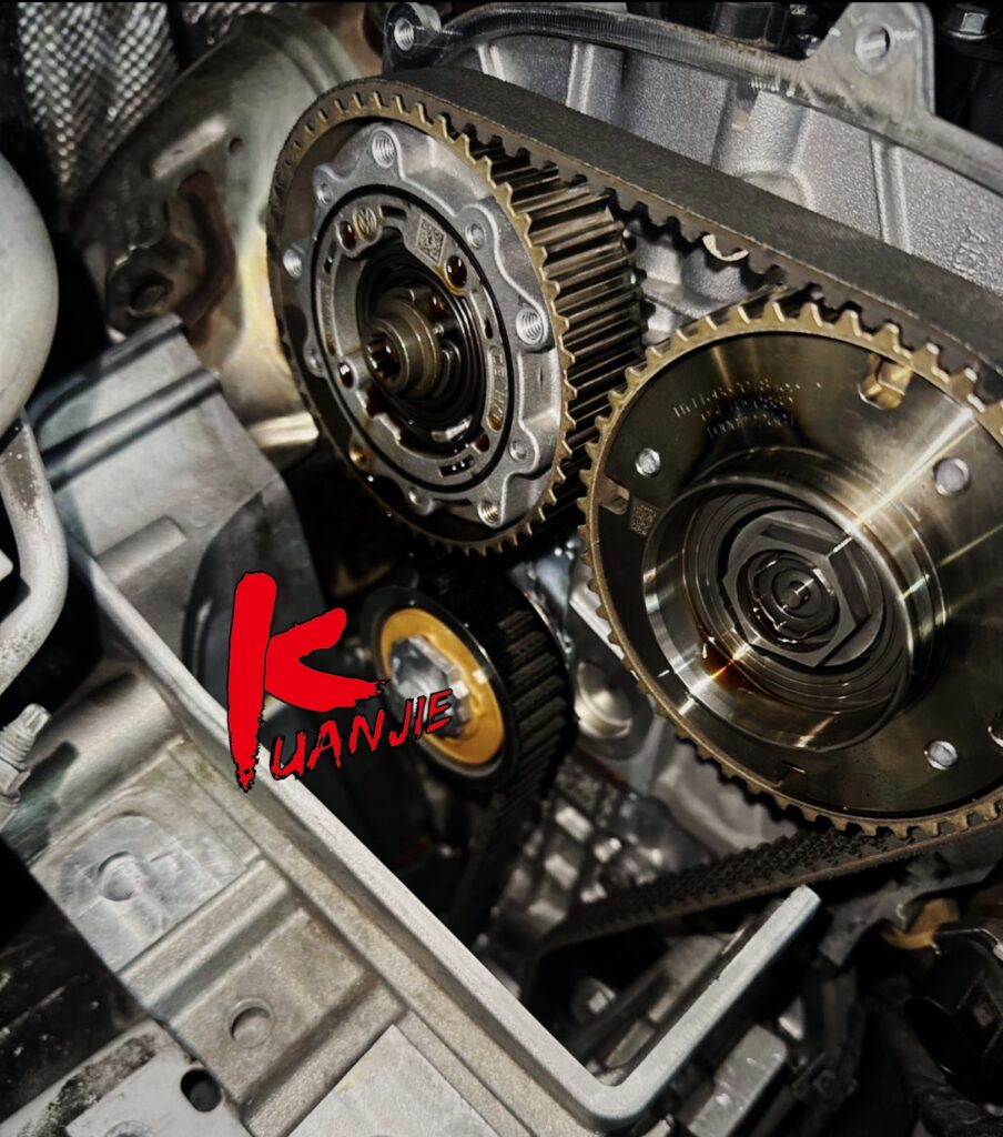 2018年 audi a3 DADA 1.5汽油正時皮帶架設電子特工更換