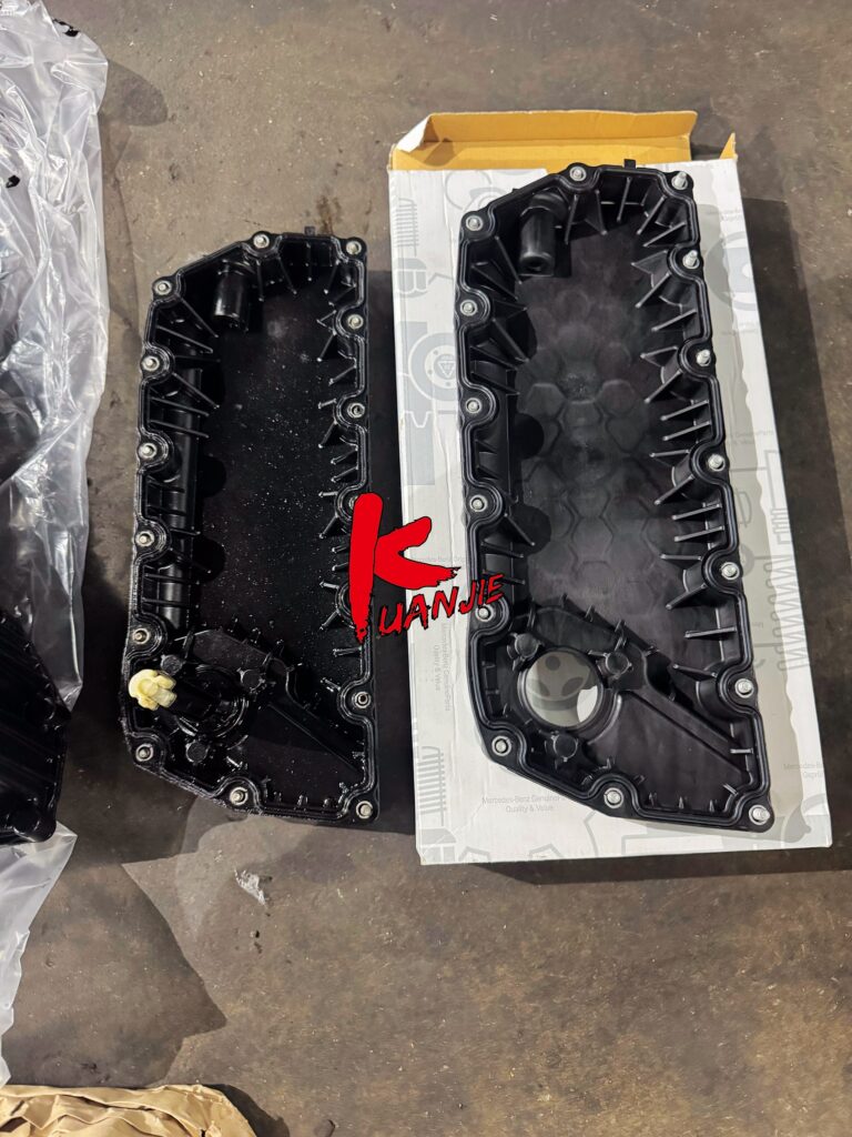 BENZ W213 E220D OM654 引擎漏油處理 塑鋼機油油底殼中層下層更換