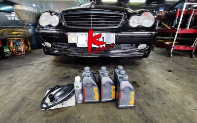 BENZ W203 C240 正廠變速箱油更換 變速箱濾網 換檔不順 點火不順 怠速不穩