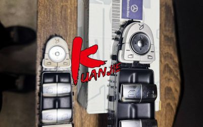 BENZ賓士GLC300 X253 X254駕駛電動窗按鈕沒反應窗戶下降打不開