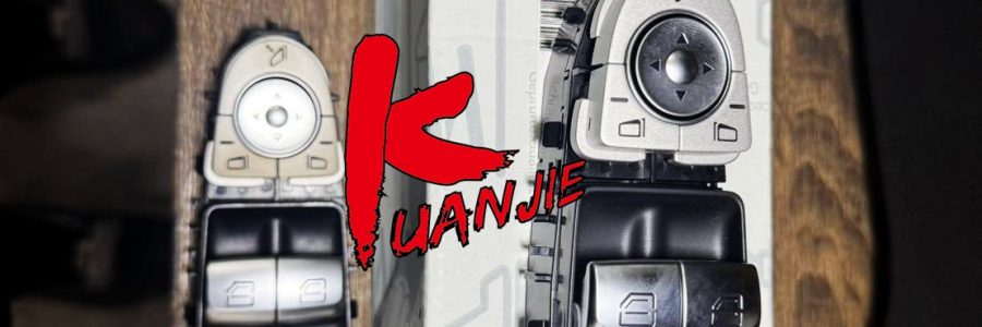 BENZ賓士GLC300 X253 X254駕駛電動窗按鈕沒反應窗戶下降打不開