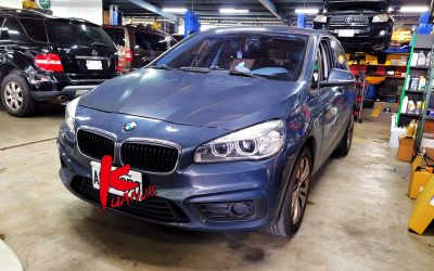 BMW 218D F45 B47引擎 DPF積碳清洗 引擎燈亮 加速無力