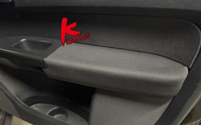 VW CADDY 內門板把手黏黏處理